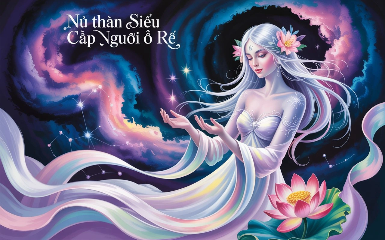 Nu Than Sieu Cap Nguoi O Re mystical goddess artwork