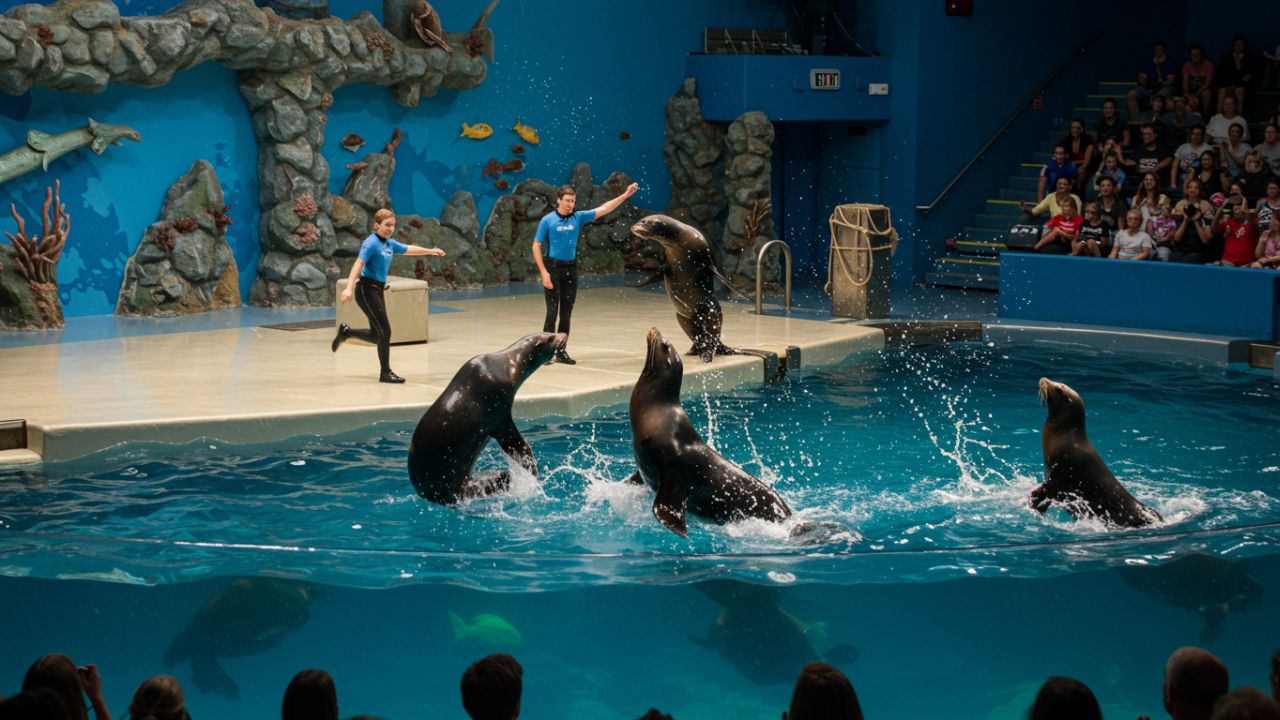 Georgia Aquarium Sea Lion Show