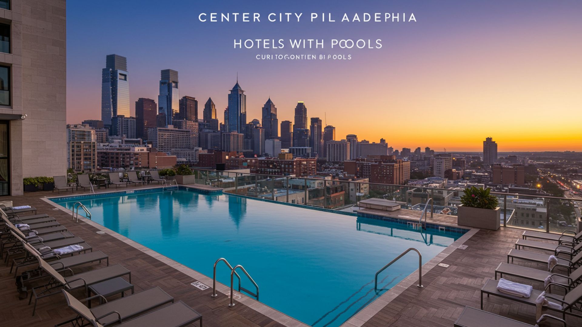 Center City Philadelphia Hotels with Pools