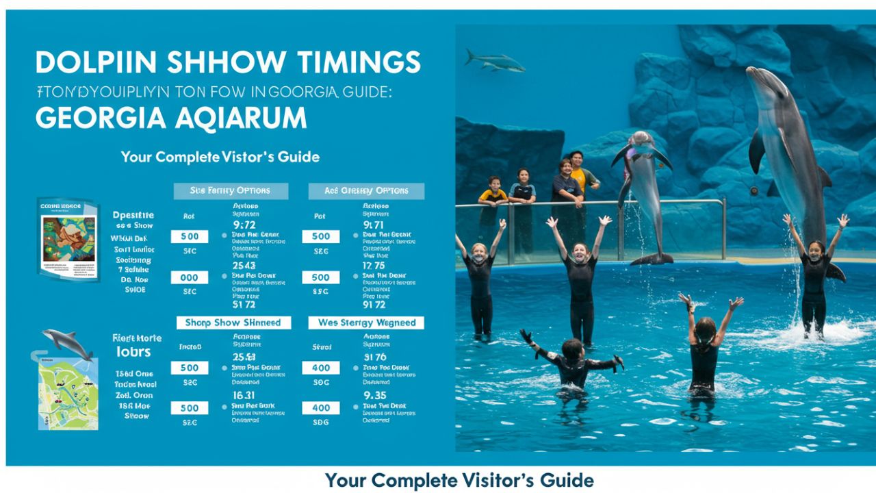 Dolphin Show Timings in Georgia Aquarium