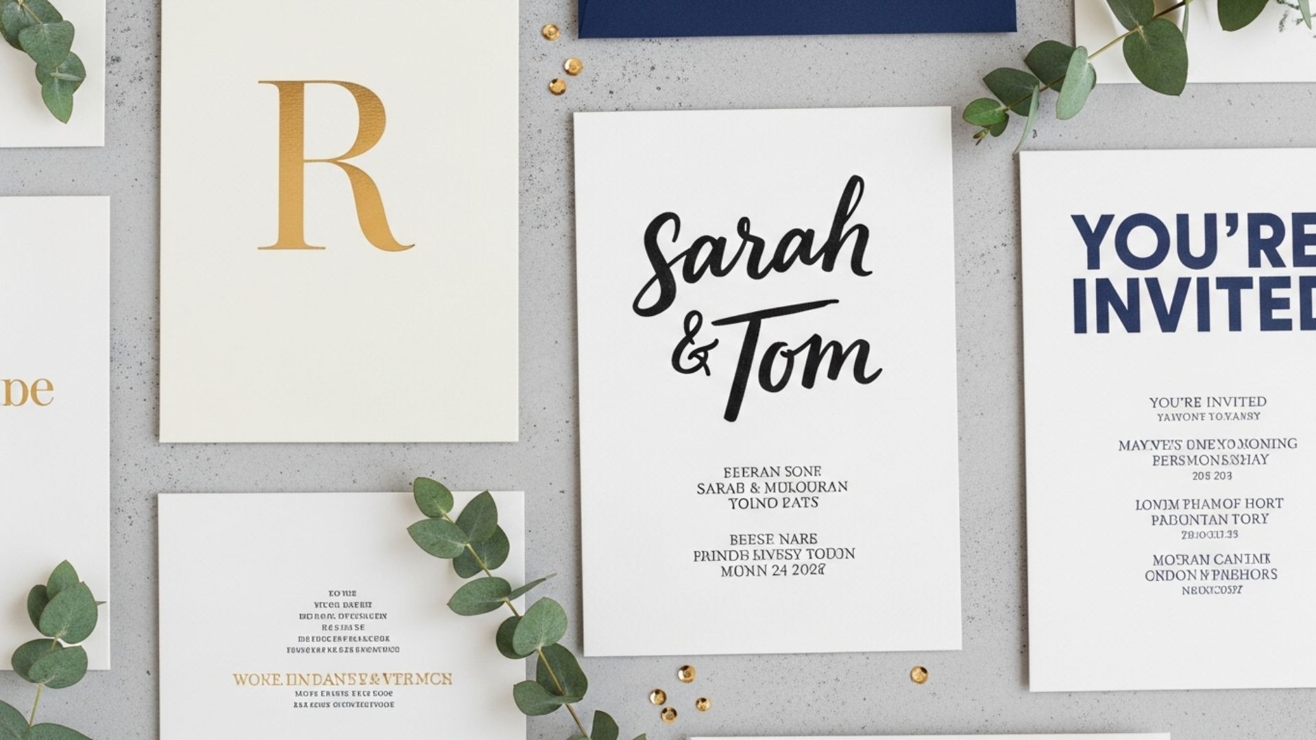 How to Use Bold Typography to Make Your Invitations Stand Out