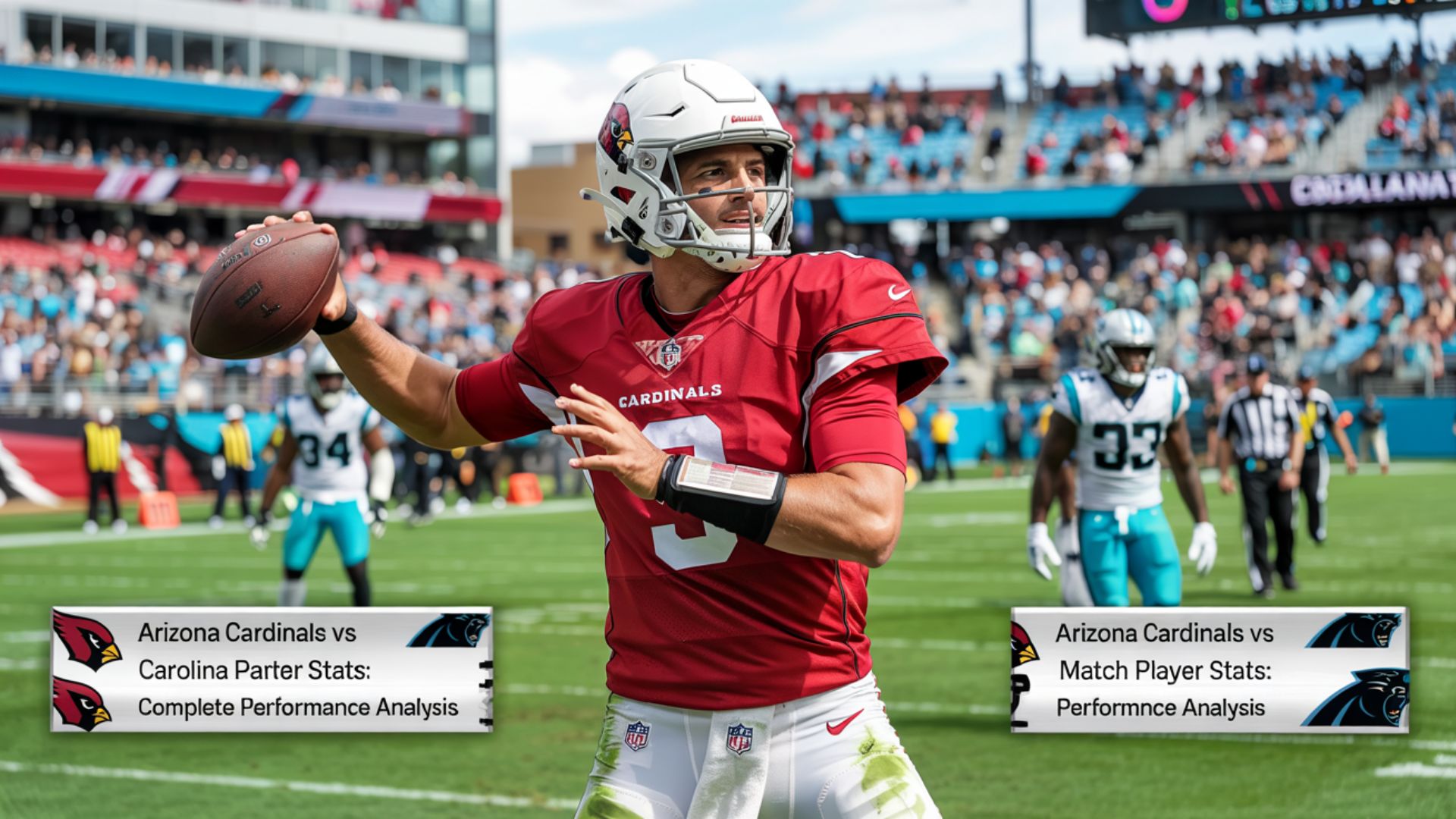 Arizona Cardinals vs Carolina Panthers Match Player Stats