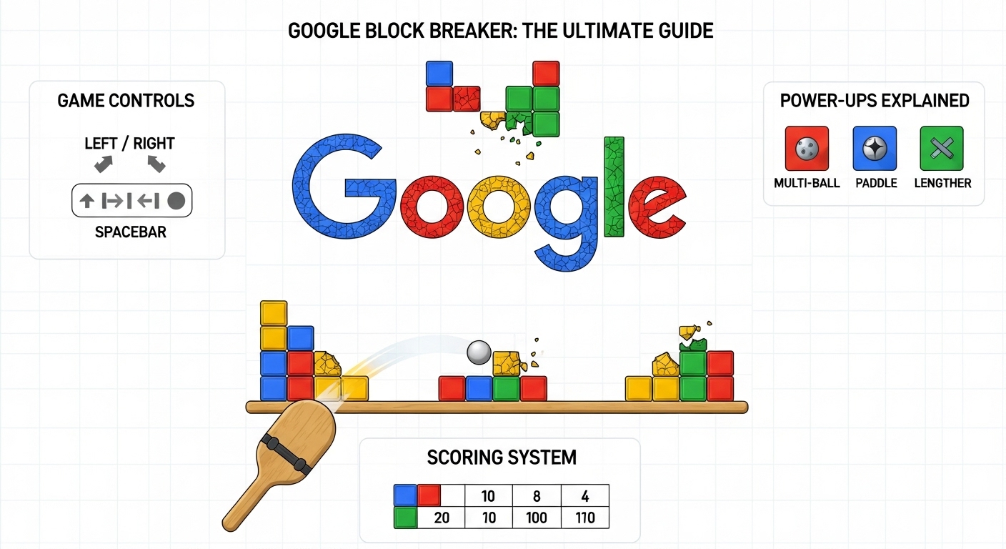 Google Block Breaker
