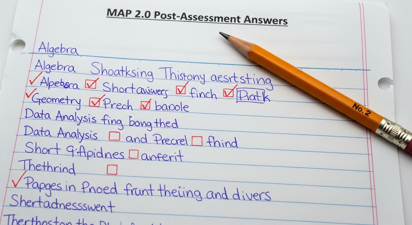 MAP 2.0 Post Assessment Answers