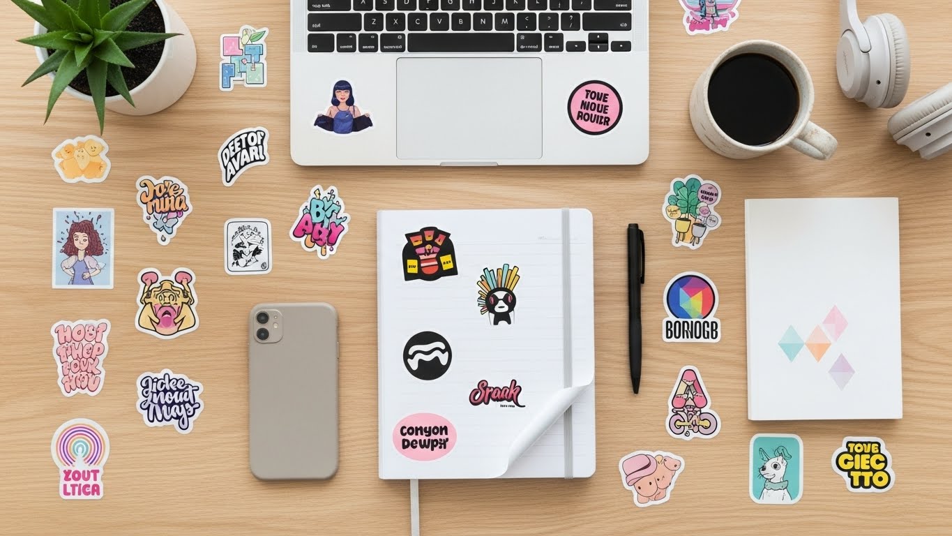 How Stickers Can Elevate Your Accessories and Workspace