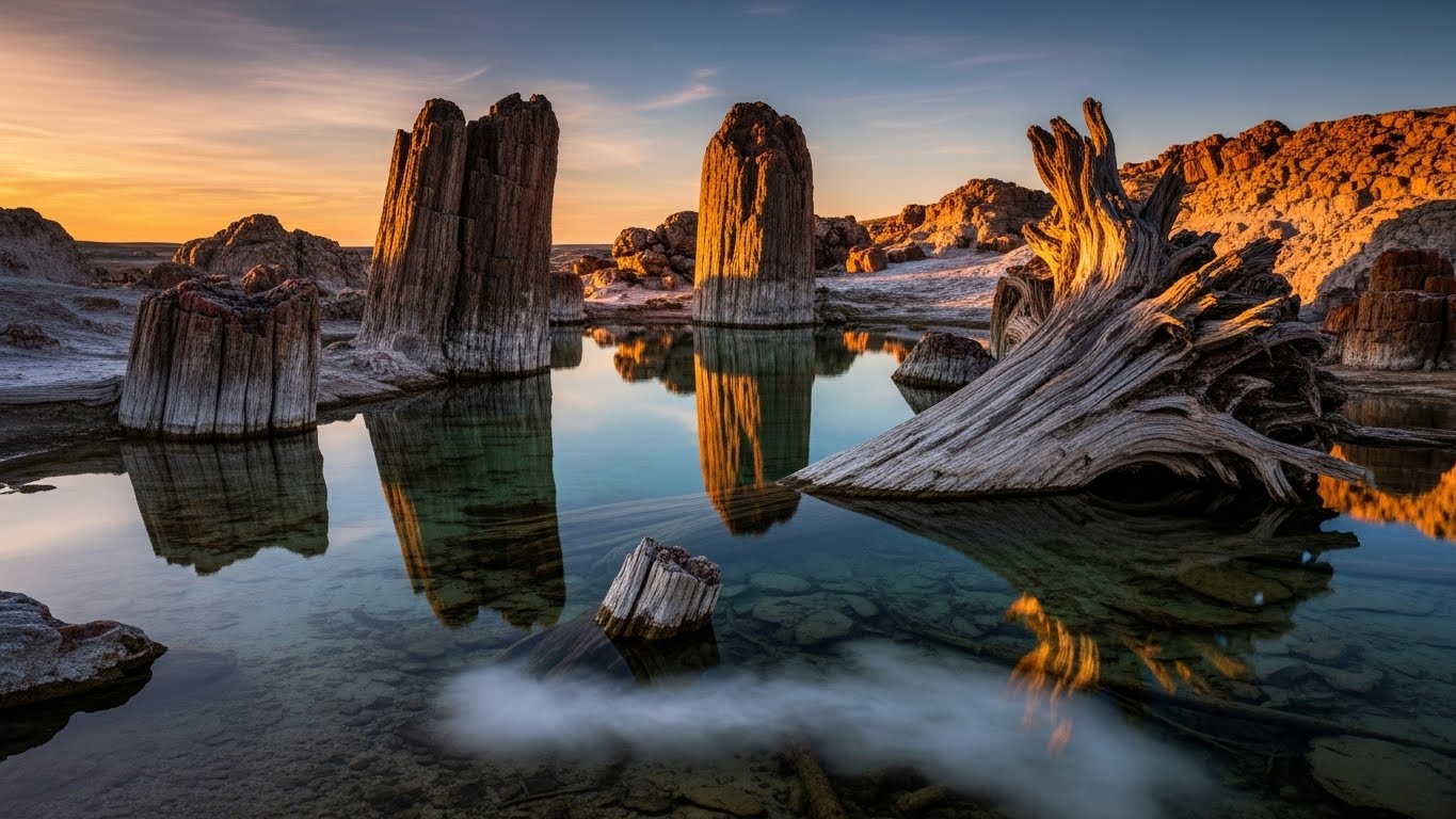 The 'Petrified' Pool