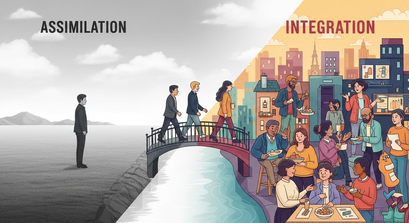 Assimilasjon vs. Integration