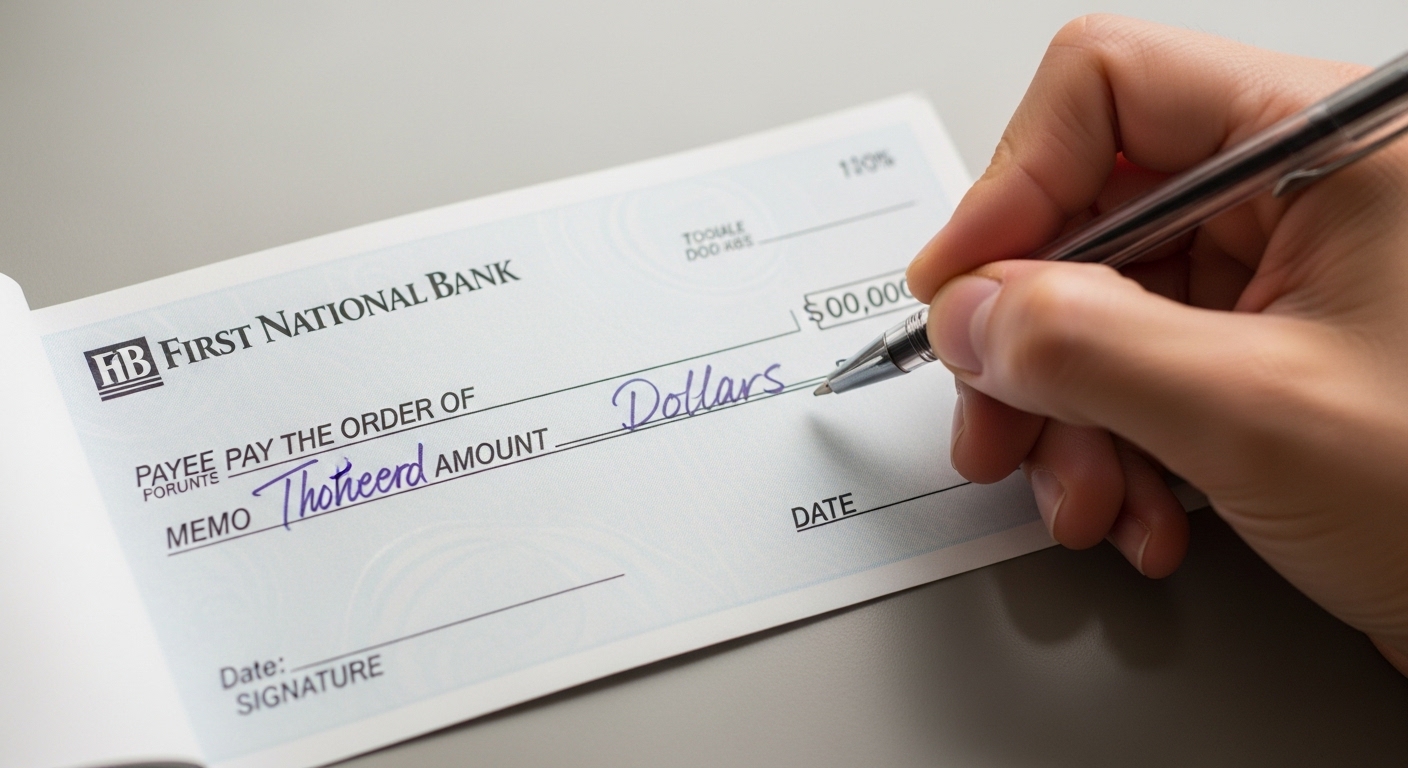 How to Write a Check