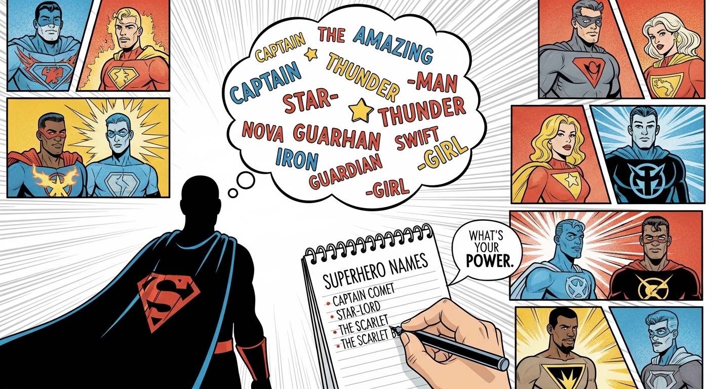 Creating Superhero Names