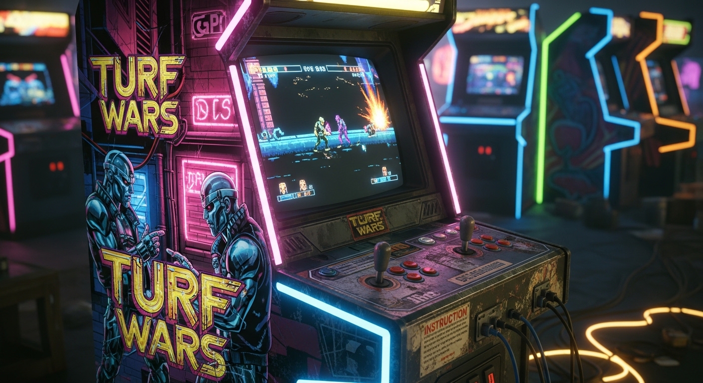 Cyberpunk 2077 Turf Wars Arcade Game