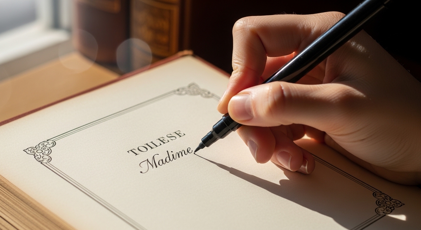 How to Write Your Name on a Book