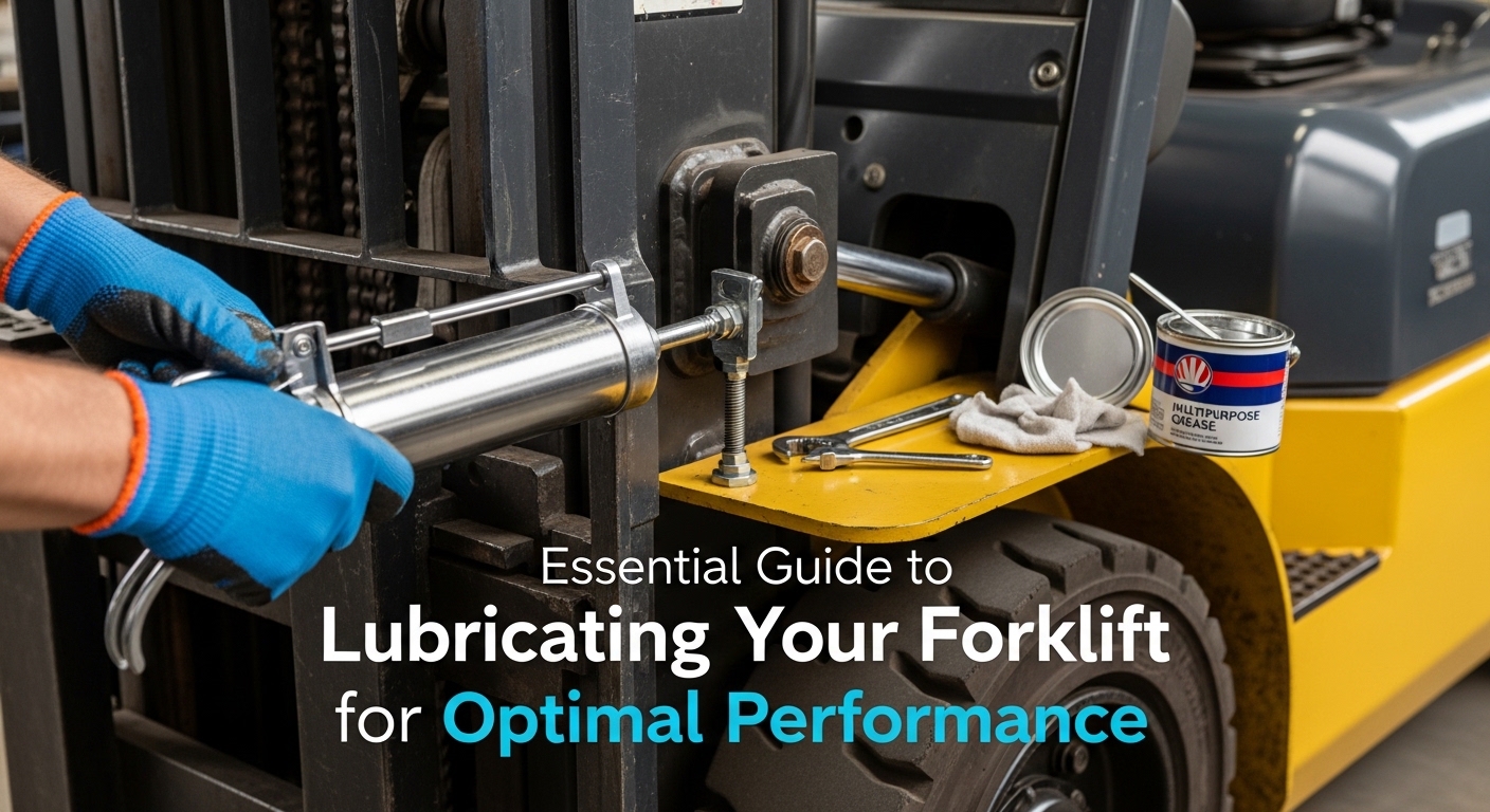 Lubricate a Forklift