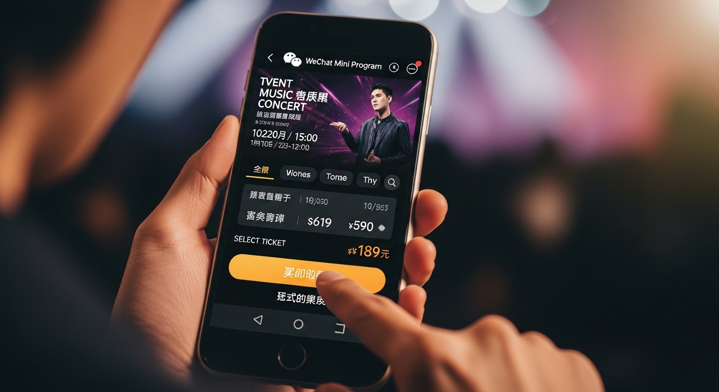 WeChat Mini Program Ticketing Events
