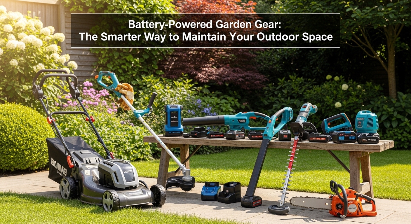 Battery-Powered Garden Gear