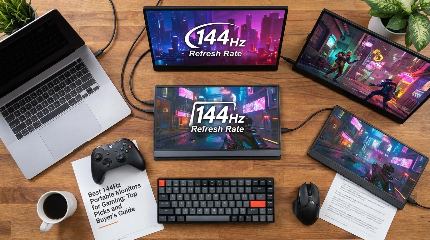 Best 144Hz Portable Monitors for Gaming